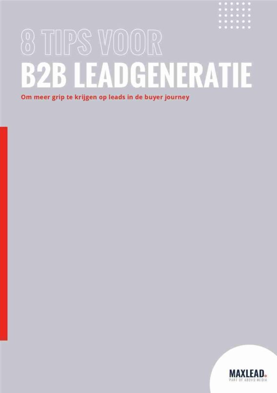 Maxlead - E-book-8-tips-voor-B2B-leadgeneratie-pdf